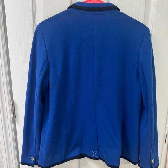 Talbots Aberdeen Knit Blazer in Royal Blue – Size 14 – NWT - Picture 2 of 3